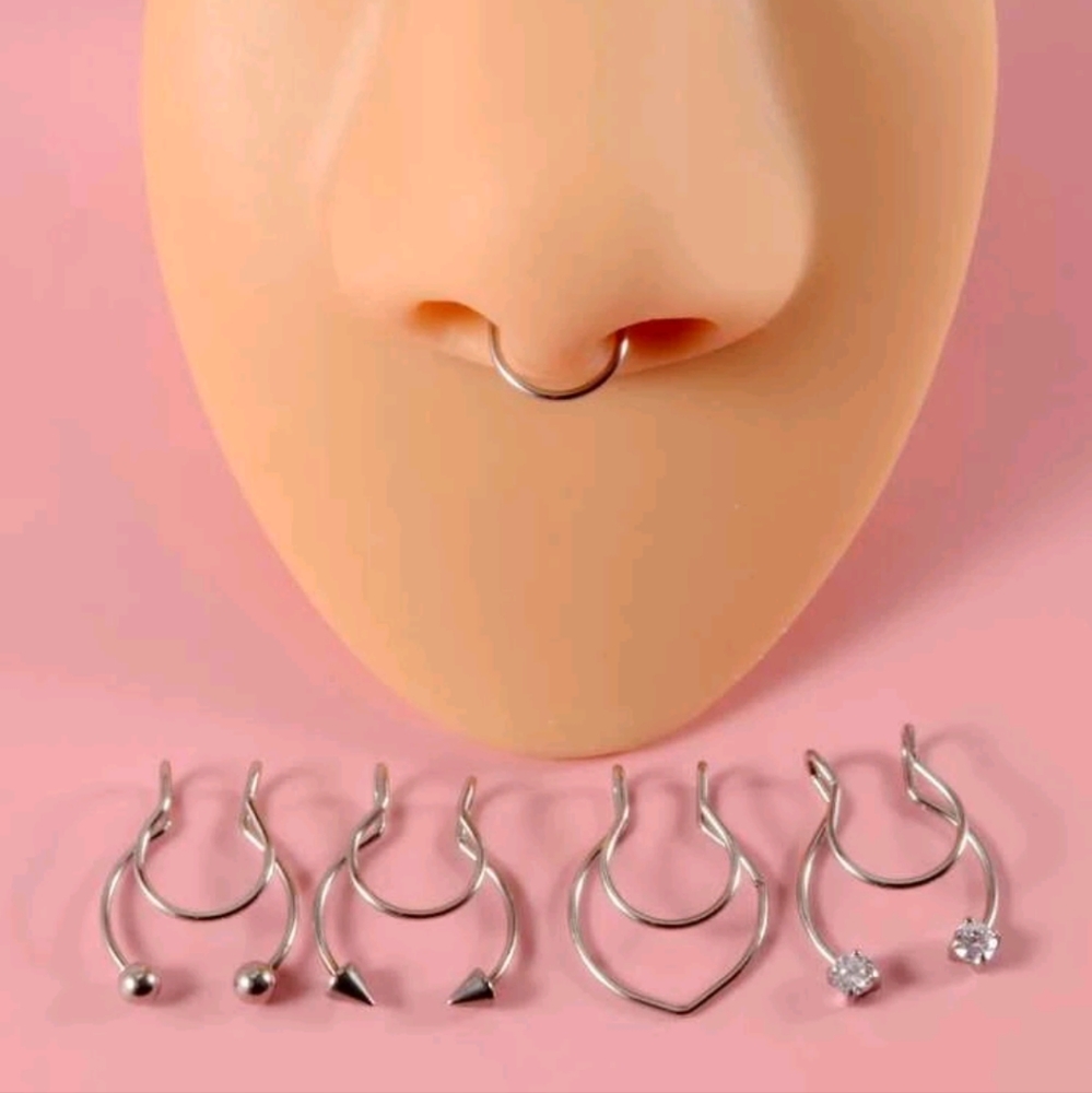 Faux Nose Rings